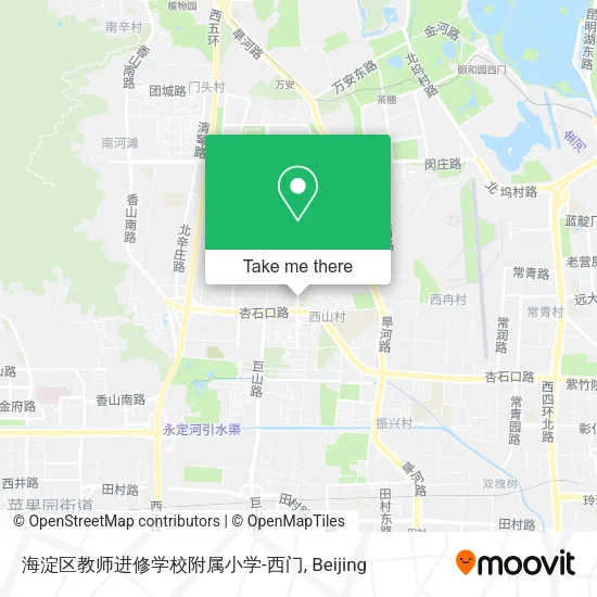 海淀区教师进修学校附属小学-西门 map