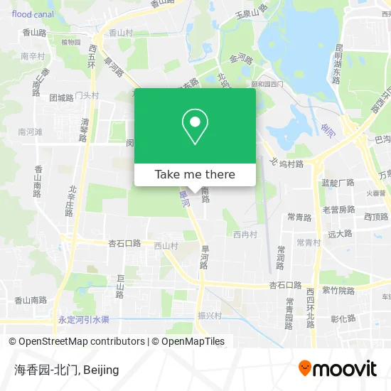 海香园-北门 map