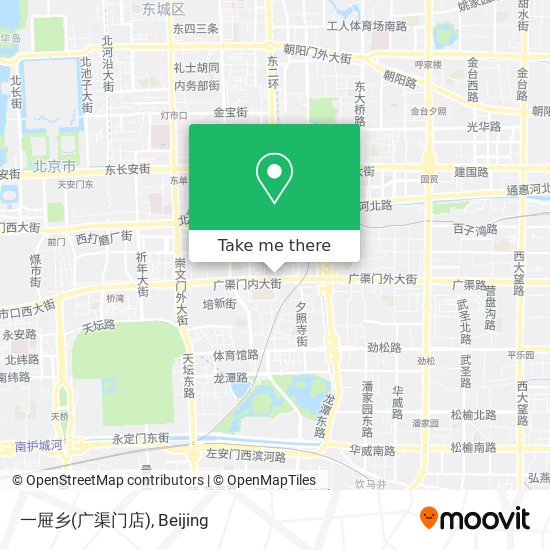 一屉乡(广渠门店) map