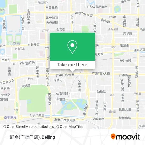 一屉乡(广渠门店) map