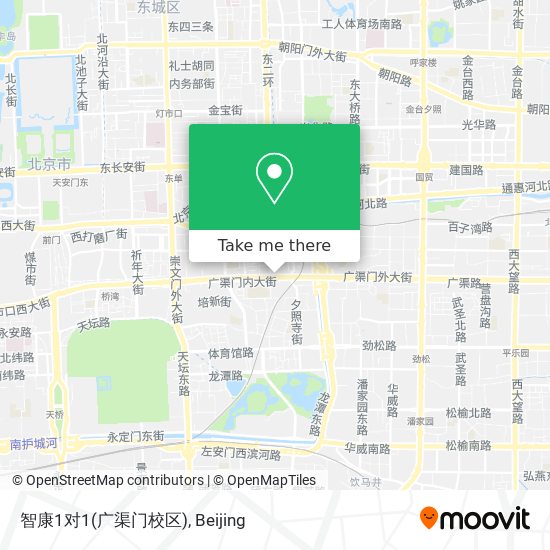 智康1对1(广渠门校区) map