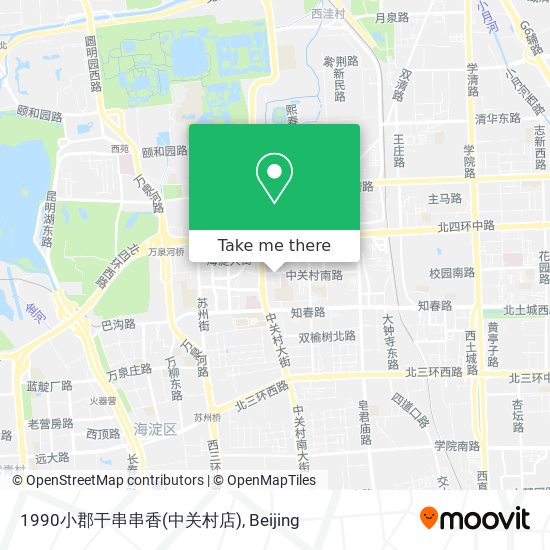 1990小郡干串串香(中关村店) map