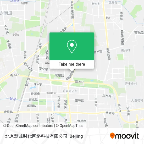 北京慧诚时代网络科技有限公司 map