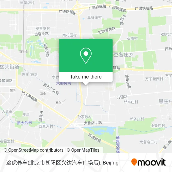 途虎养车(北京市朝阳区兴达汽车广场店) map