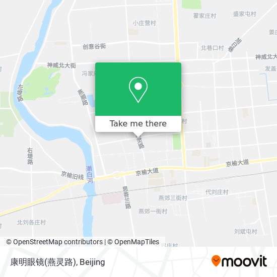 康明眼镜(燕灵路) map