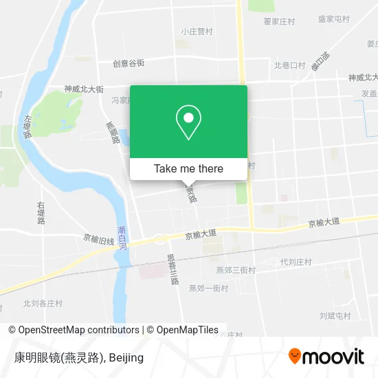 康明眼镜(燕灵路) map