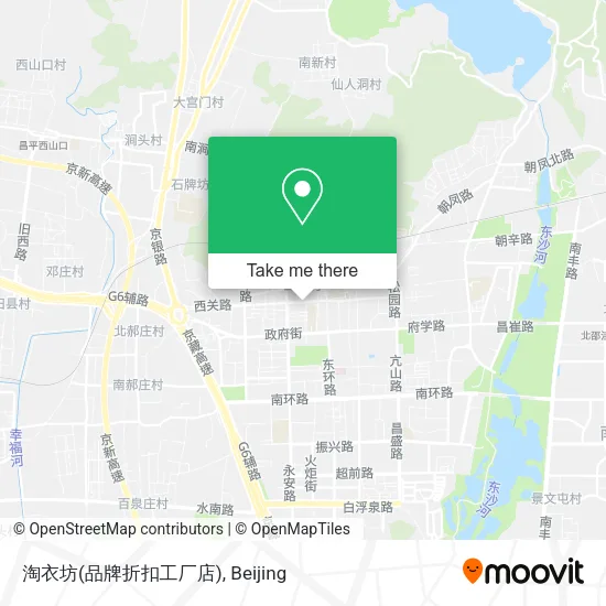 淘衣坊(品牌折扣工厂店) map