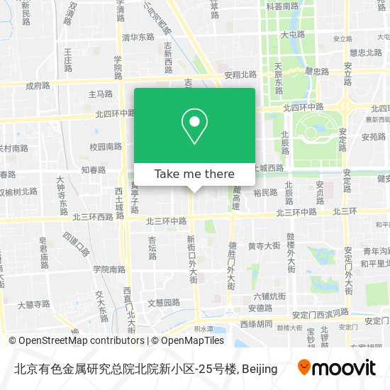 北京有色金属研究总院北院新小区-25号楼 map