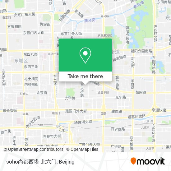 soho尚都西塔-北六门 map