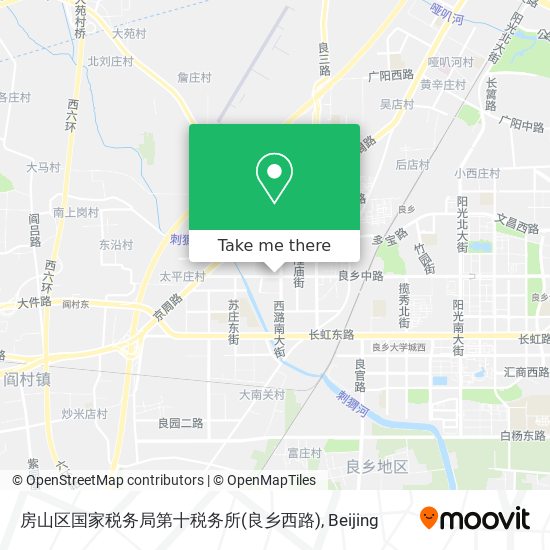 房山区国家税务局第十税务所(良乡西路) map