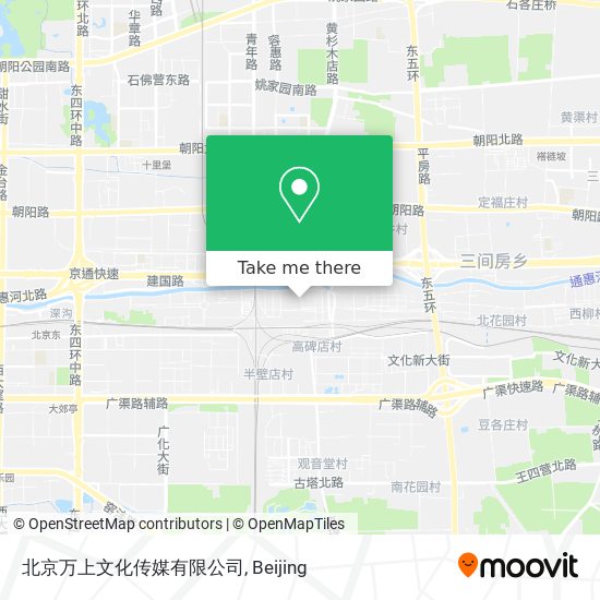 北京万上文化传媒有限公司 map