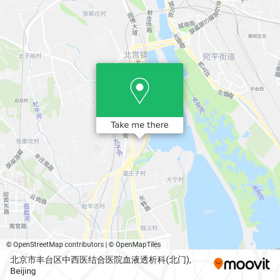 北京市丰台区中西医结合医院血液透析科(北门) map