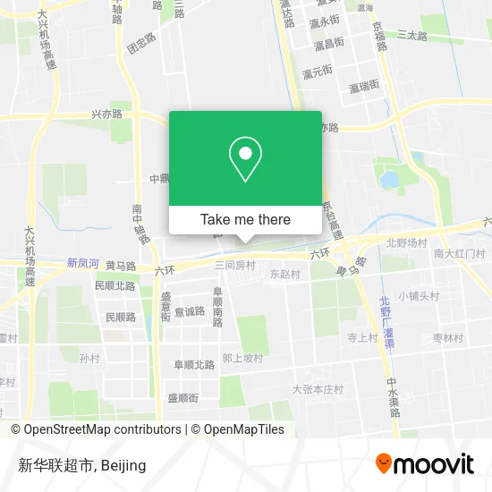 新华联超市 map