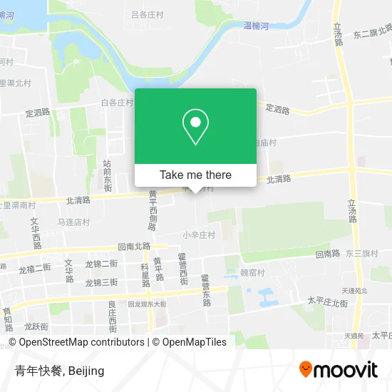 青年快餐 map