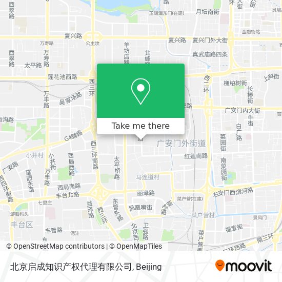 北京启成知识产权代理有限公司 map