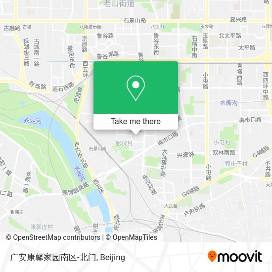 广安康馨家园南区-北门 map