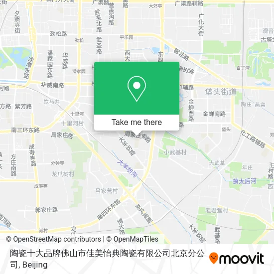 陶瓷十大品牌佛山市佳美怡典陶瓷有限公司北京分公司 map