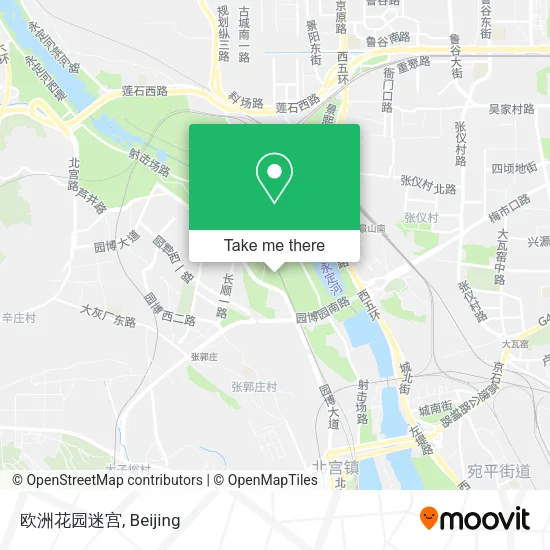 欧洲花园迷宫 map