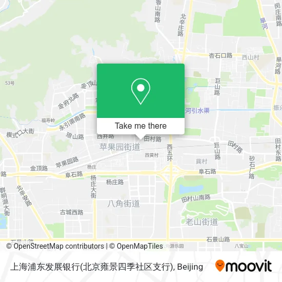 上海浦东发展银行(北京雍景四季社区支行) map