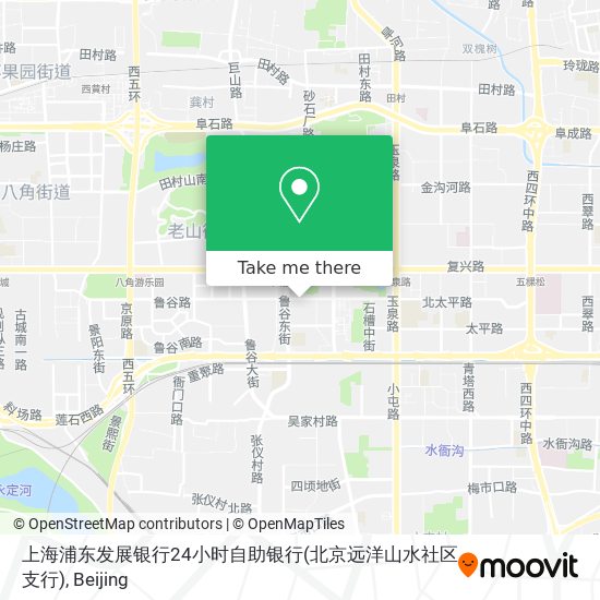 上海浦东发展银行24小时自助银行(北京远洋山水社区支行) map