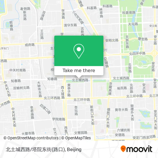 北土城西路/塔院东街(路口) map