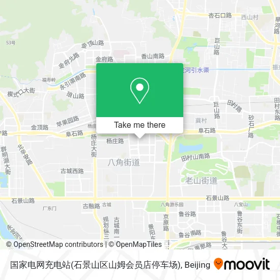 国家电网充电站(石景山区山姆会员店停车场) map