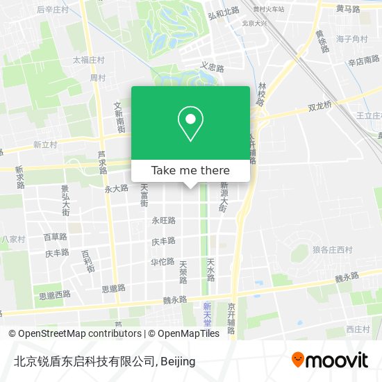 北京锐盾东启科技有限公司 map