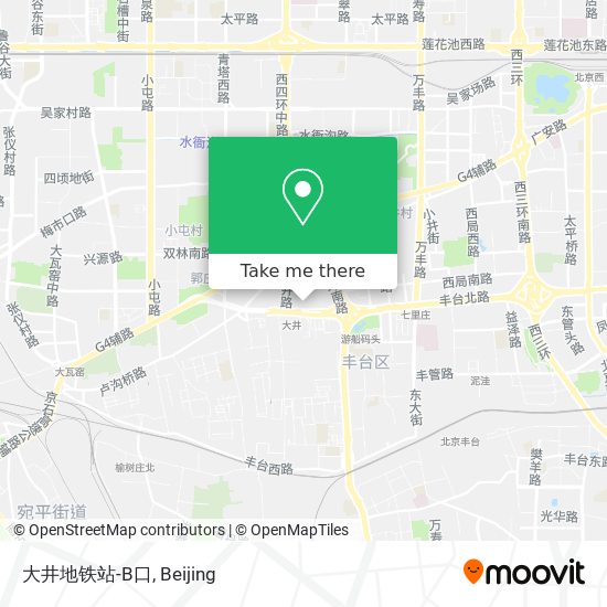 大井地铁站-B口 map