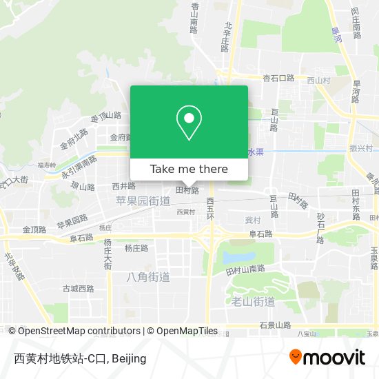 西黄村地铁站-C口 map