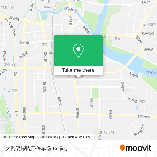 大鸭梨烤鸭店-停车场 map