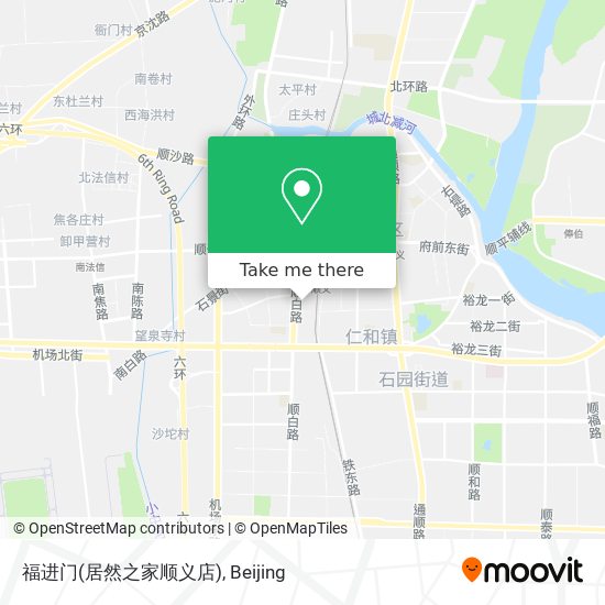 福进门(居然之家顺义店) map