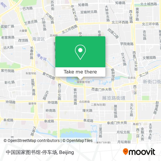 中国国家图书馆-停车场 map