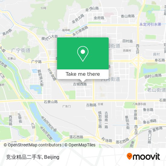 竞业精品二手车 map