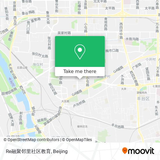 Re融聚邻里社区教育 map