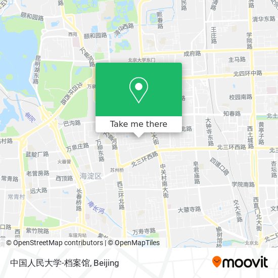 中国人民大学-档案馆 map