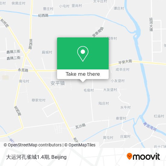 大运河孔雀城1.4期 map