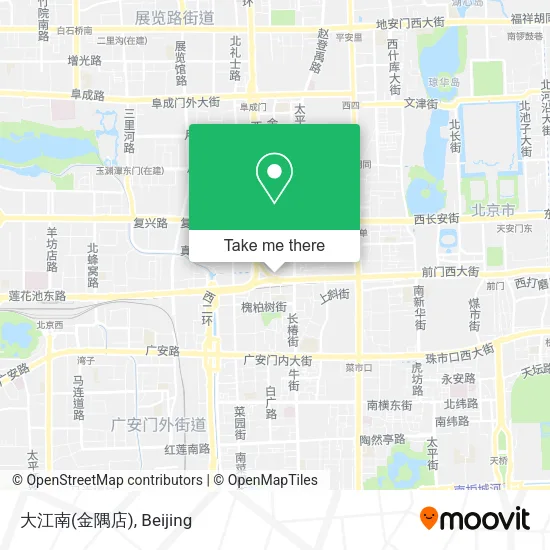 大江南(金隅店) map