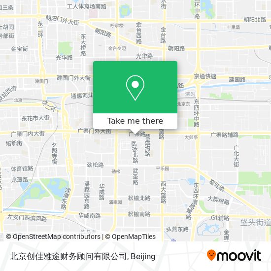 北京创佳雅途财务顾问有限公司 map