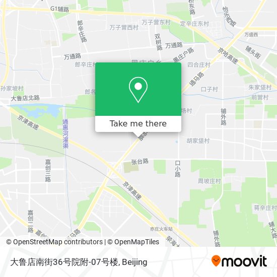 大鲁店南街36号院附-07号楼 map