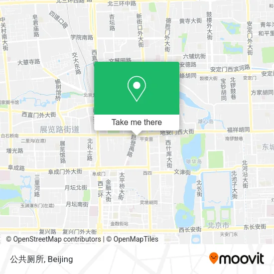 公共厕所 map