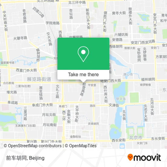 前车胡同 map