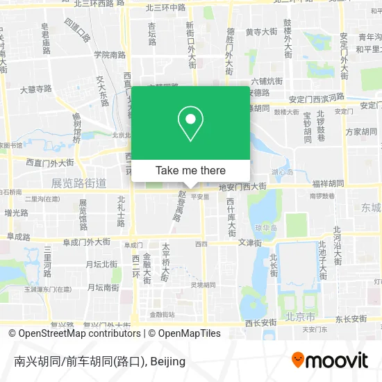 南兴胡同/前车胡同(路口) map