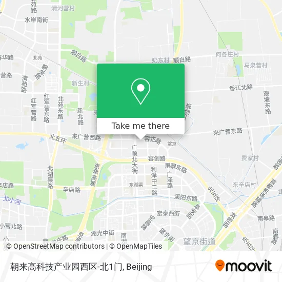 朝来高科技产业园西区-北1门 map