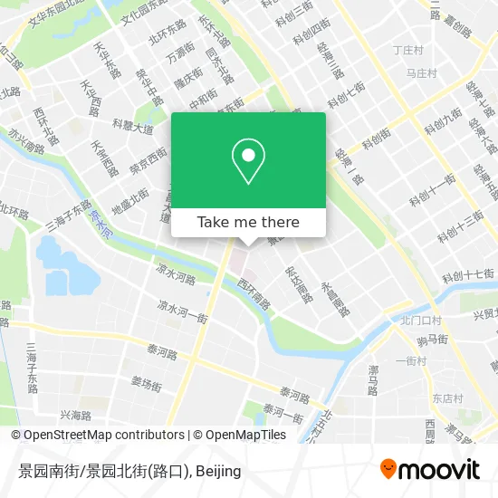 景园南街/景园北街(路口) map