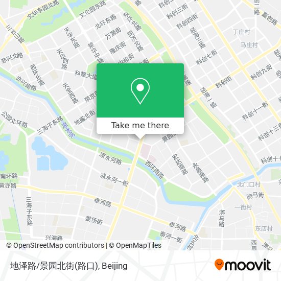 地泽路/景园北街(路口) map