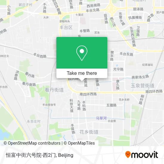 恒富中街六号院-西2门 map