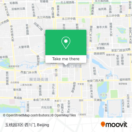 玉桃园3区-西1门 map