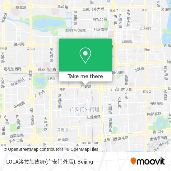 LOLA洛拉肚皮舞(广安门外店) map