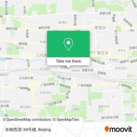 东柳西里-34号楼 map