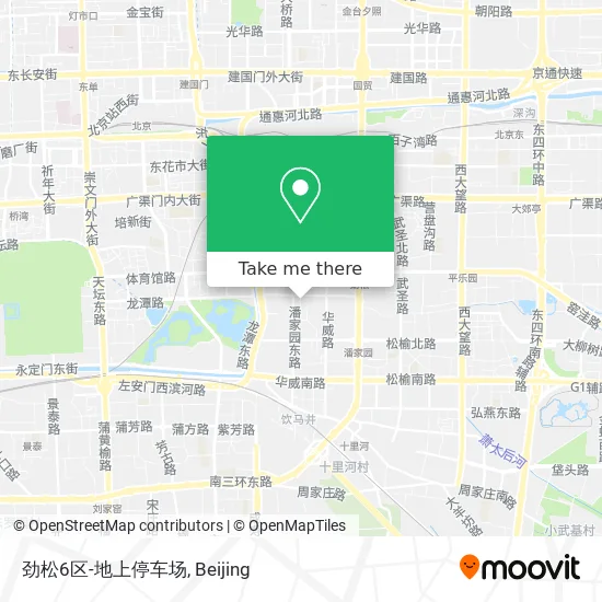 劲松6区-地上停车场 map